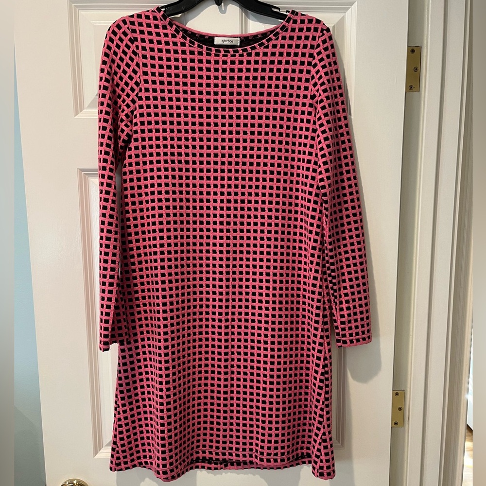 Tyler Boe Pink and Black Dress